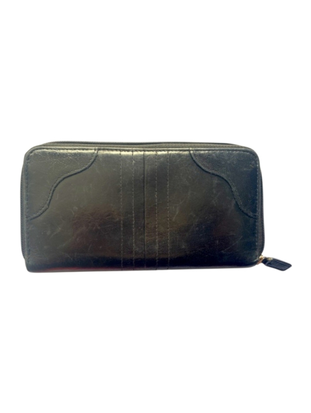 BURTON GENUINE LEATHER EXTERIOR BLACK WALLET